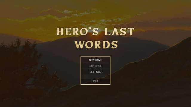 Hero's Last Words